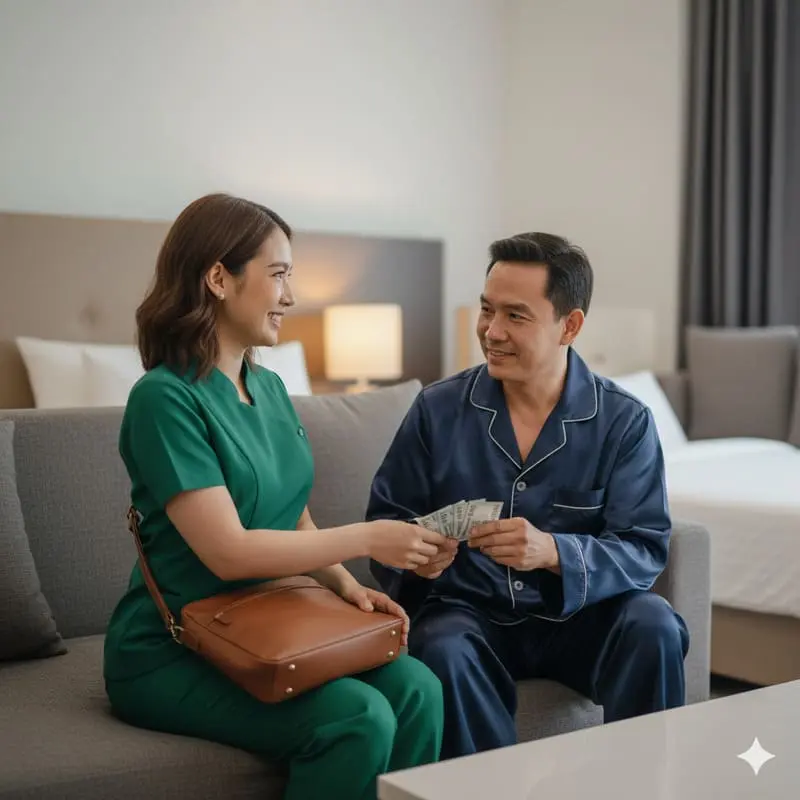 Jasa massage dan spa panggilan Padang layanan refleksi dan relaksasi di hotel